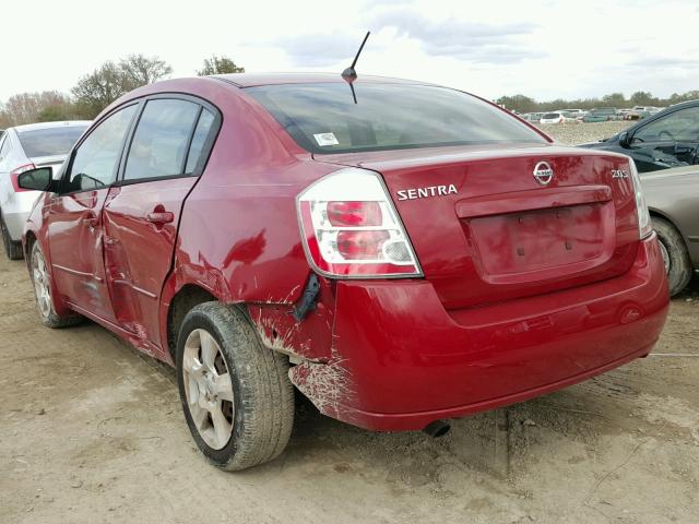 3N1AB61EX9L614939 - 2009 NISSAN SENTRA 2.0 RED photo 3