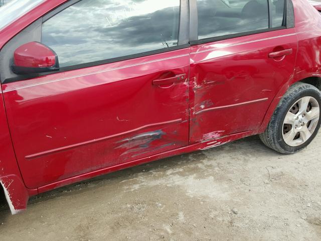 3N1AB61EX9L614939 - 2009 NISSAN SENTRA 2.0 RED photo 9