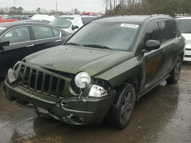 1J8FT57W78D759895 - 2008 JEEP COMPASS LI GREEN photo 2