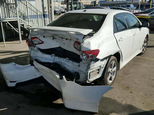 2T1BU4EE8BC725525 - 2011 TOYOTA COROLLA BA WHITE photo 4