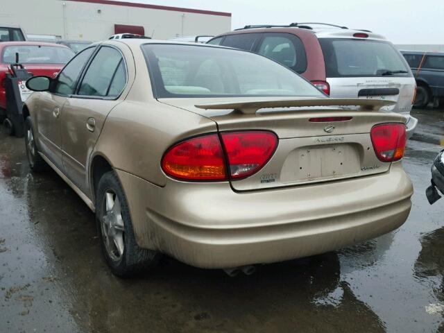 1G3NL52E94C239179 - 2004 OLDSMOBILE ALERO GL GOLD photo 3