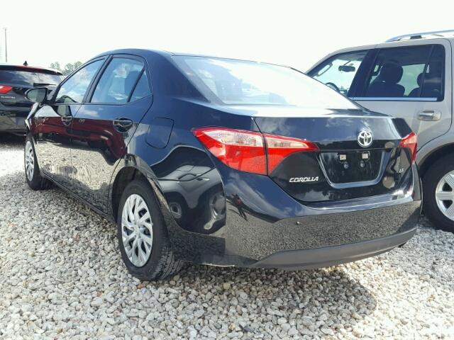 5YFBURHE0HP696703 - 2017 TOYOTA COROLLA L BLACK photo 3