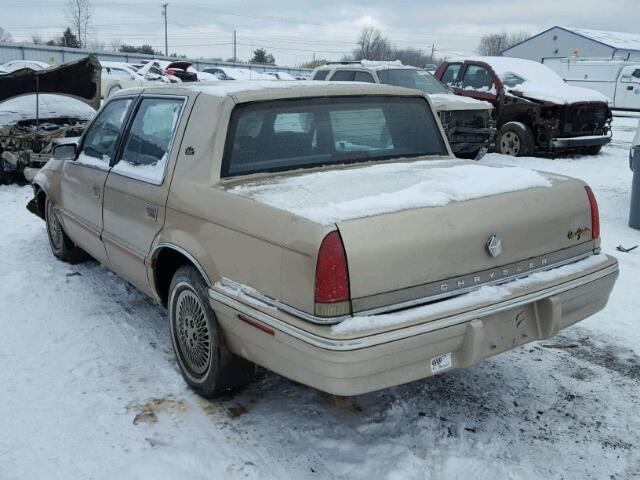 1C3XC66R4PD196787 - 1993 CHRYSLER NEW YORKER 米色 照片 3