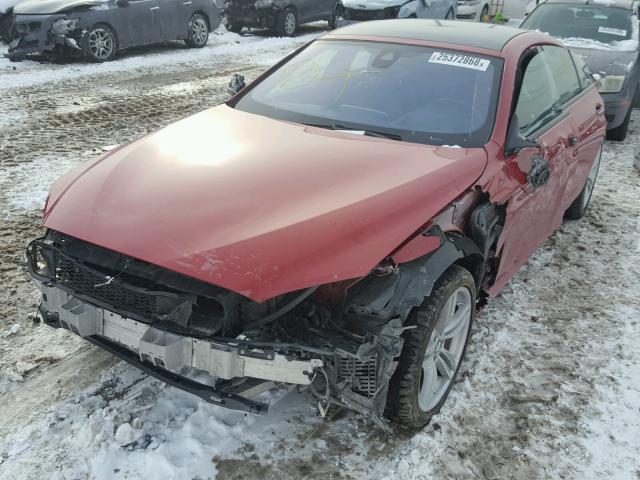 WBA6B2C53ED129841 - 2014 BMW 650 I RED photo 2