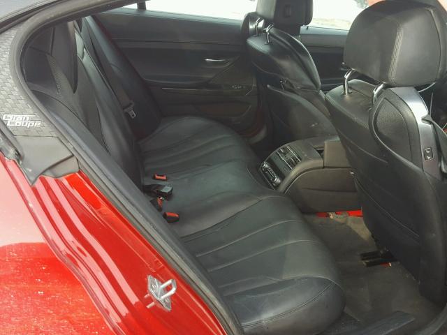 WBA6B2C53ED129841 - 2014 BMW 650 I RED photo 6