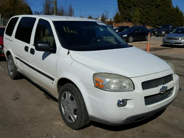 1GNDV23137D102342 - 2007 CHEVROLET UPLANDER L WHITE photo 1