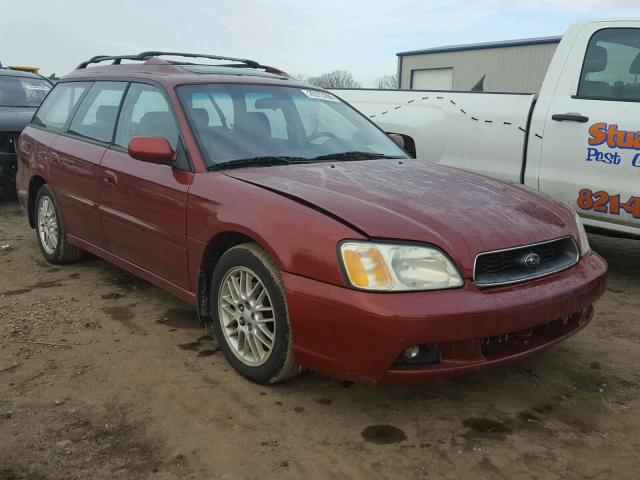 4S3BH635837308363 - 2003 SUBARU LEGACY L MAROON photo 1