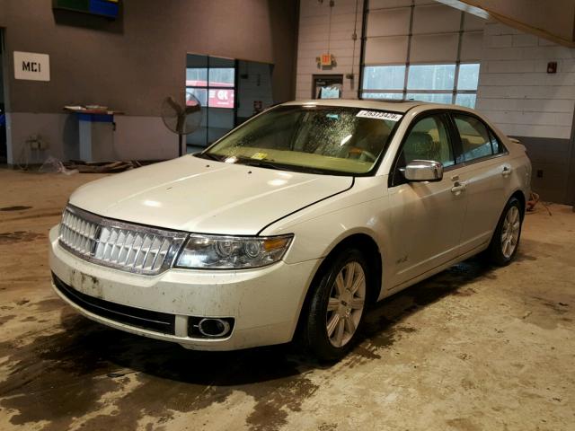 3LNHM28T27R614913 - 2007 LINCOLN MKZ WHITE photo 2