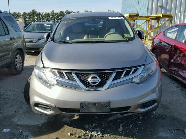 JN8AZ1MW8BW180847 - 2011 NISSAN MURANO S GRAY photo 9