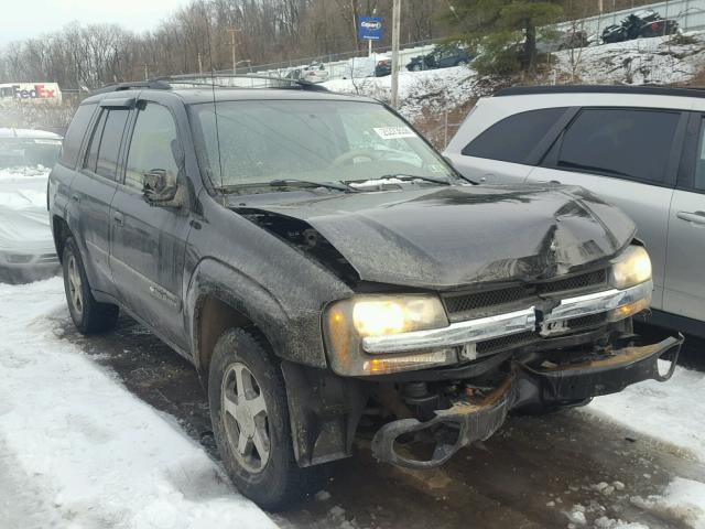 1GNDS13S842391818 - 2004 CHEVROLET TRAILBLAZE BLACK photo 1