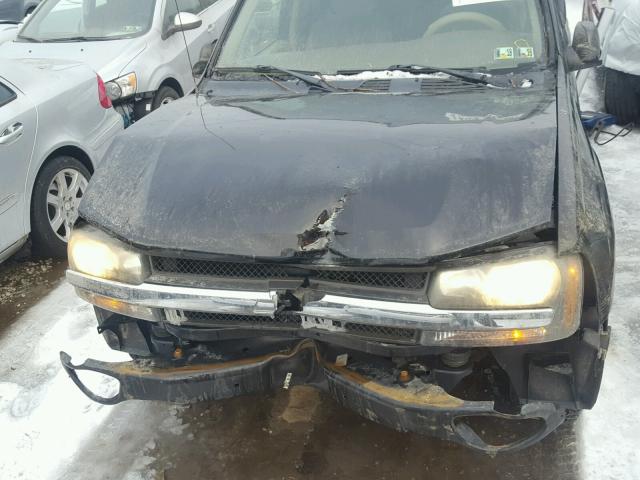 1GNDS13S842391818 - 2004 CHEVROLET TRAILBLAZE BLACK photo 7