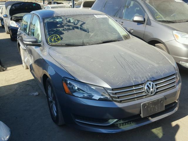 1VWAT7A30FC002669 - 2015 VOLKSWAGEN PASSAT S GRAY photo 1