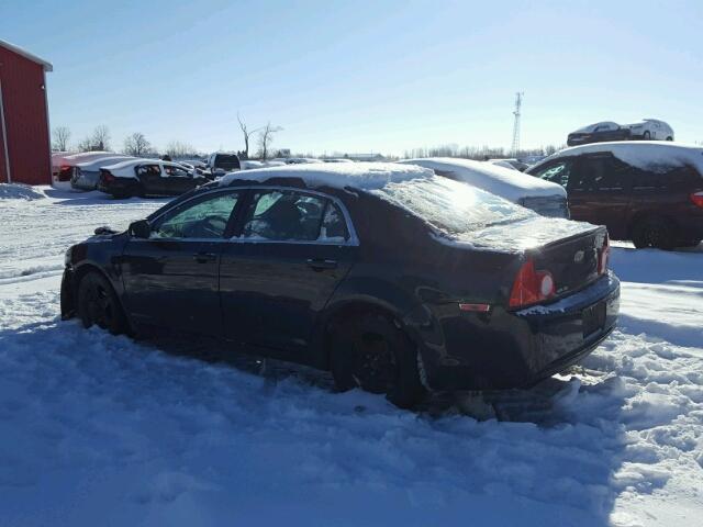 1G1ZB5EUXCF145051 - 2012 CHEVROLET MALIBU LS BLACK photo 3