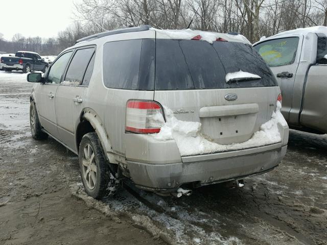 1FMDK02W08GA25489 - 2008 FORD TAURUS X S SILVER photo 3