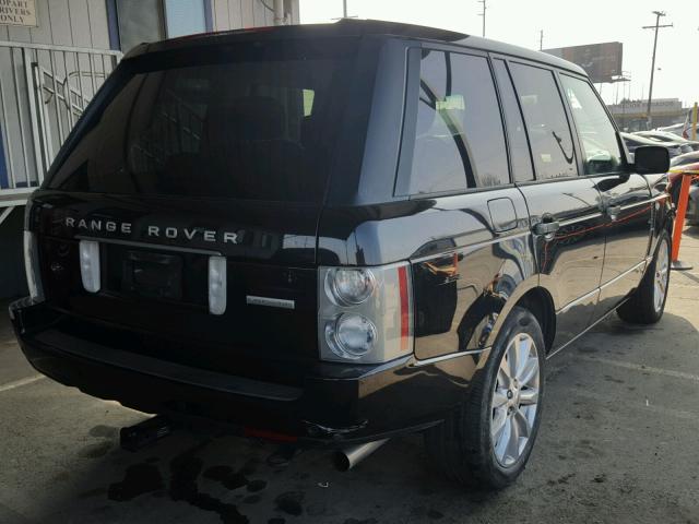 SALMF13439A304993 - 2009 LAND ROVER RANGE ROVE BLACK photo 4