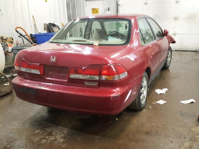 JHMCG66812C018838 - 2002 HONDA ACCORD EX RED photo 4