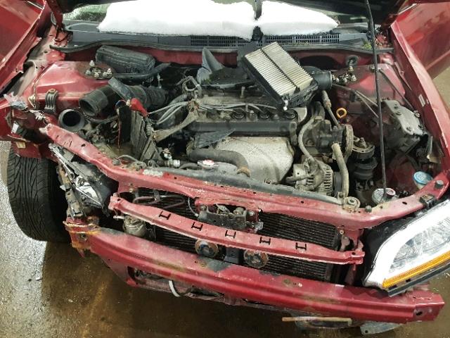 JHMCG66812C018838 - 2002 HONDA ACCORD EX RED photo 7