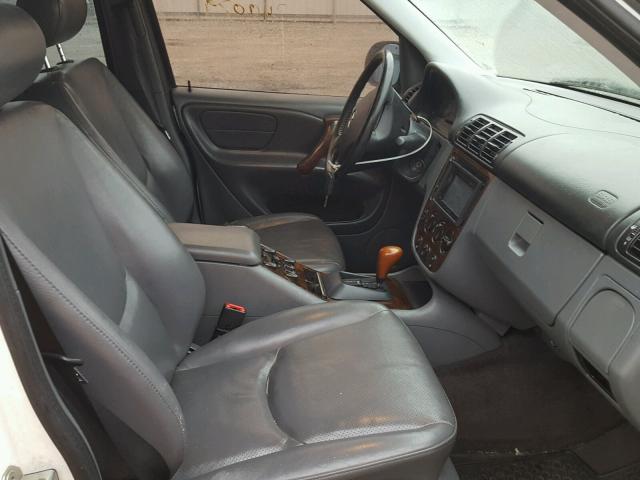 4JGAB72E7XA103061 - 1999 MERCEDES-BENZ ML 430 白色 照片 5