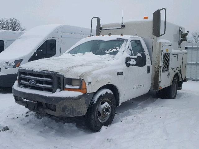 1FDWF36L6XEC67924 - 1999 FORD F350 SUPER WHITE photo 2