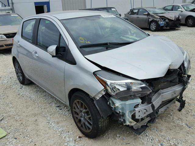 VNKKTUD37FA038413 - 2015 TOYOTA YARIS SILVER photo 1