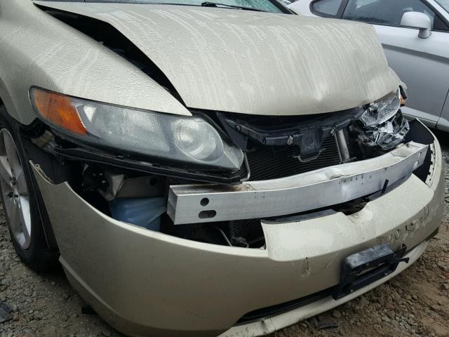 1HGFA16868L115210 - 2008 HONDA CIVIC EX ოქროსფერი ფოტო 9