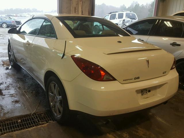 1G2ZH361974252130 - 2007 PONTIAC G6 GT WHITE photo 3