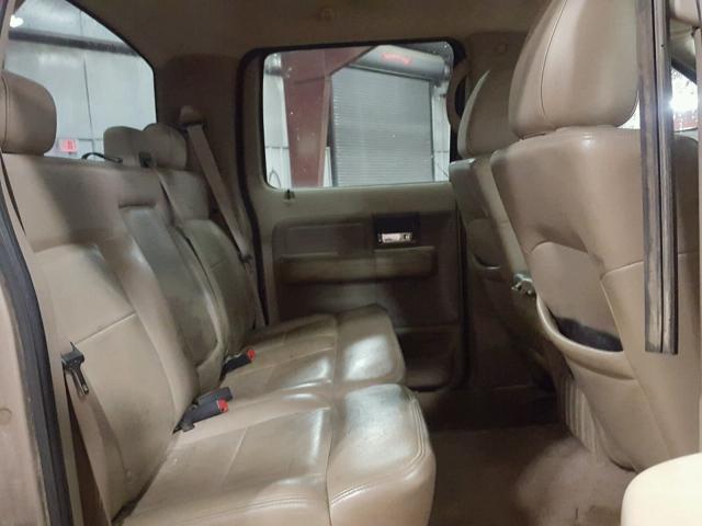 1FTPW14V66FA88129 - 2006 FORD F150 SUPER TAN photo 6