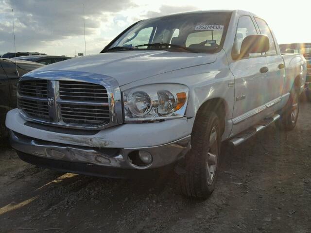 1D7HA18228J114542 - 2008 DODGE RAM 1500 S WHITE photo 2