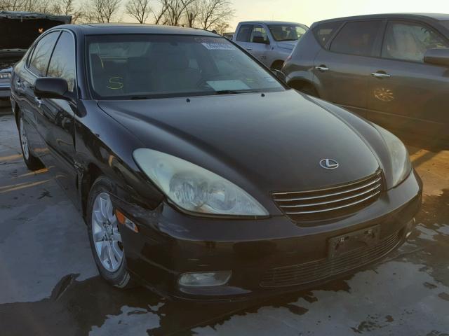 JTHBF30G936012220 - 2003 LEXUS ES 300 BLACK photo 1