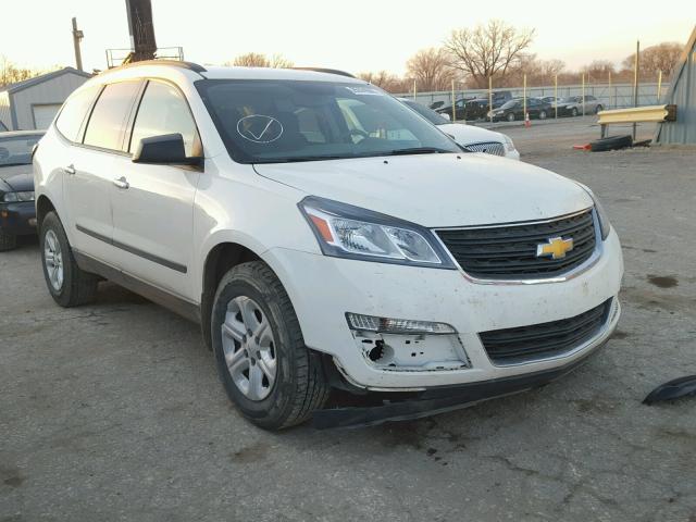 1GNKRFED8DJ261378 - 2013 CHEVROLET TRAVERSE L WHITE photo 1