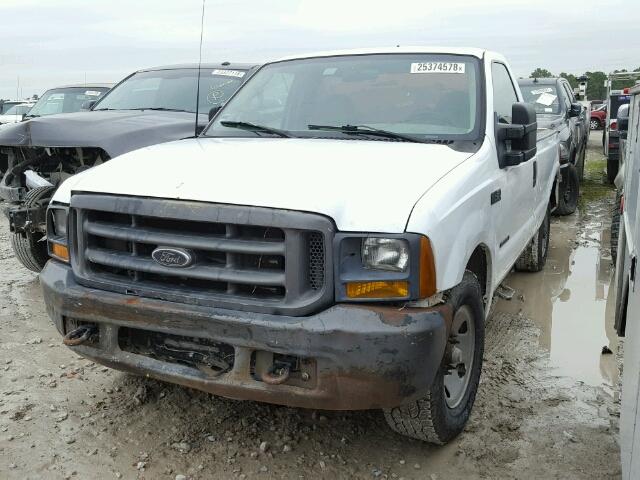 1FTNF20F61EA03669 - 2001 FORD F250 SUPER WHITE photo 2