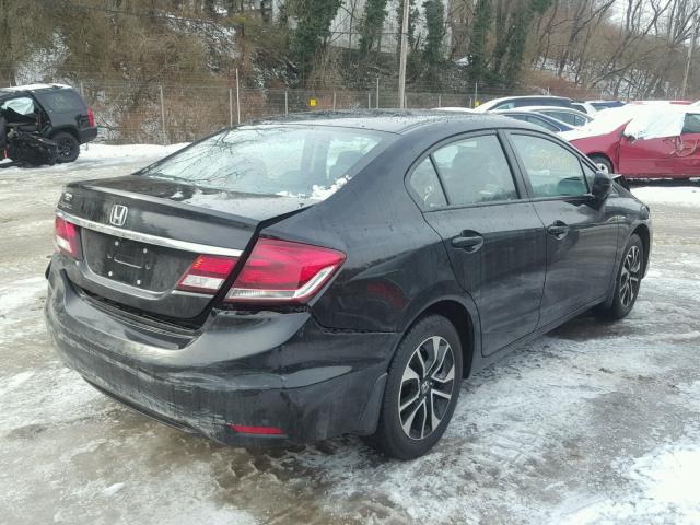 19XFB2F87EE225687 - 2014 HONDA CIVIC EX BLACK photo 4