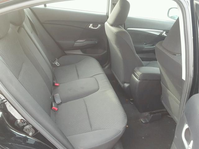 19XFB2F87EE225687 - 2014 HONDA CIVIC EX შავი ფოტო 6