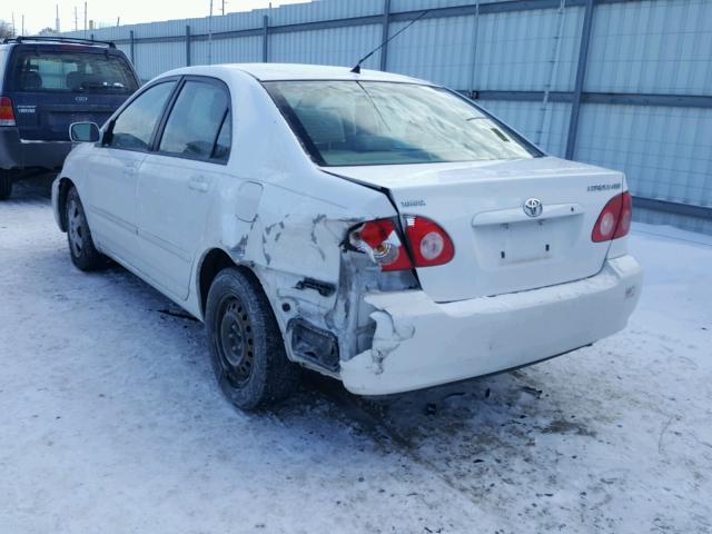 JTDBR32E860061730 - 2006 TOYOTA COROLLA CE WHITE photo 3