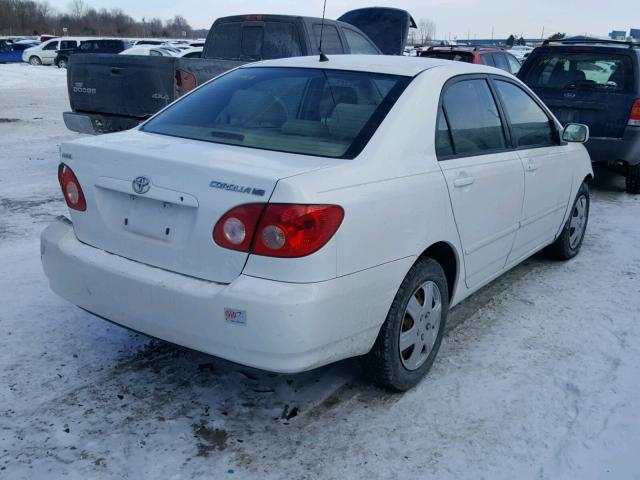 JTDBR32E860061730 - 2006 TOYOTA COROLLA CE WHITE photo 4