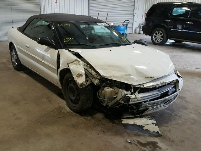 1C3EL45X46N182165 - 2006 CHRYSLER SEBRING WHITE photo 1