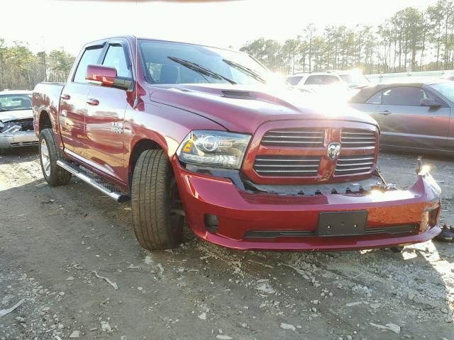 1C6RR6MT6DS557307 - 2013 RAM 1500 SPORT RED photo 1