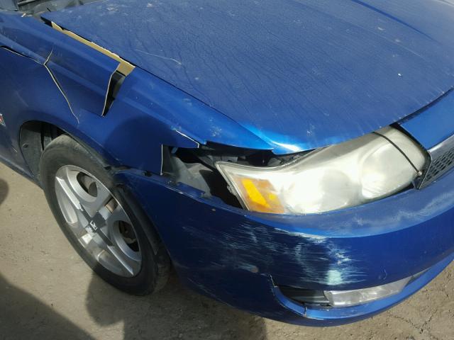 1G8AL52F63Z172084 - 2003 SATURN ION LEVEL BLUE photo 9