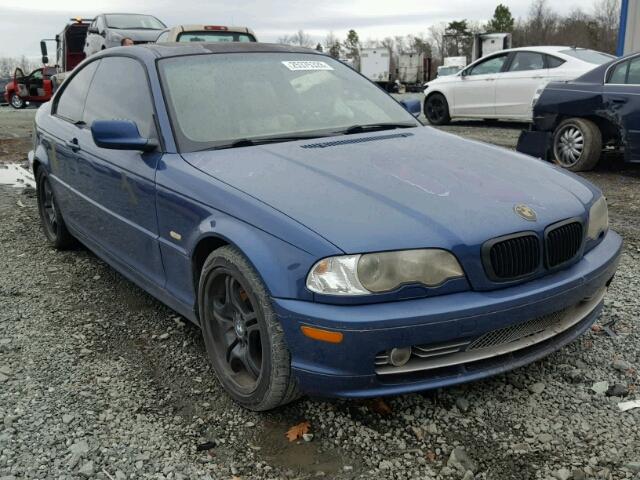 WBABN53492JU27788 - 2002 BMW 330 CI BLUE photo 1