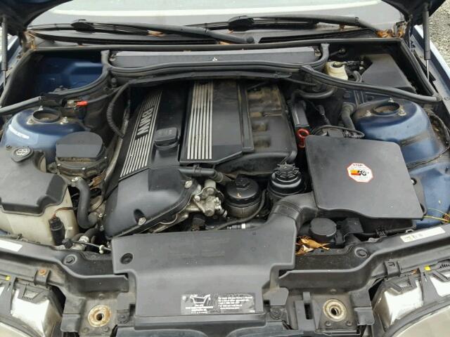 WBABN53492JU27788 - 2002 BMW 330 CI BLUE photo 7