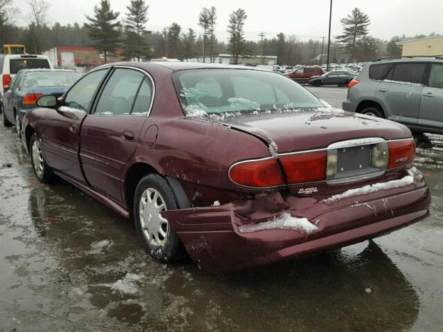 1G4HP52K244121004 - 2004 BUICK LESABRE CU BURGUNDY photo 3