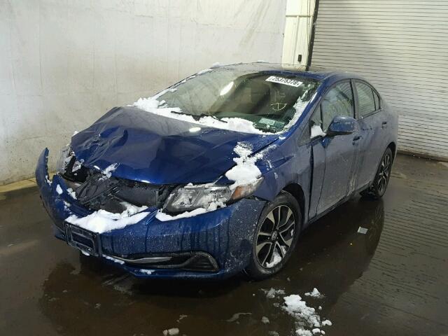 19XFB2F82DE251287 - 2013 HONDA CIVIC EX ლურჯი ფოტო 2