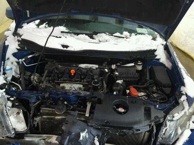 19XFB2F82DE251287 - 2013 HONDA CIVIC EX ლურჯი ფოტო 7