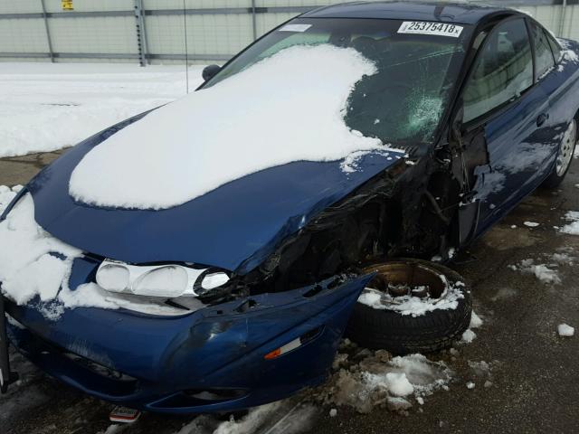 1G8ZP12821Z285660 - 2001 SATURN SC1 BLUE photo 9