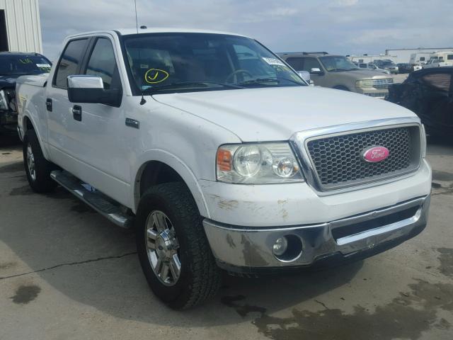 1FTPW12V36KC22136 - 2006 FORD F150 SUPER WHITE photo 1