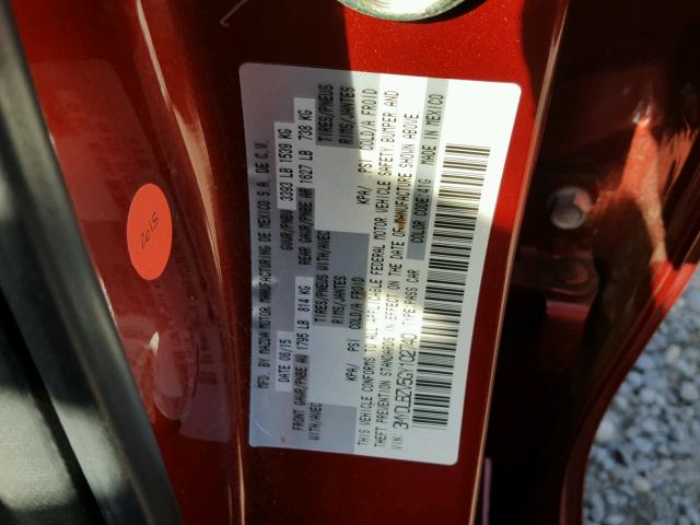 3MYDLBZV5GY102740 - 2016 TOYOTA SCION IA RED photo 10