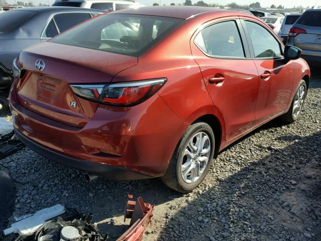 3MYDLBZV5GY102740 - 2016 TOYOTA SCION IA RED photo 4