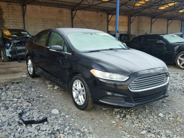 3FA6P0H78FR237874 - 2015 FORD FUSION SE BLACK photo 1