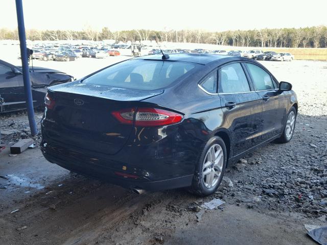 3FA6P0H78FR237874 - 2015 FORD FUSION SE BLACK photo 4