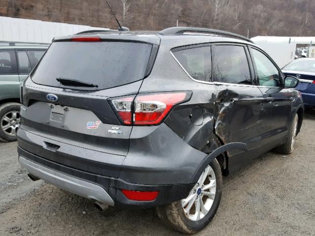 1FMCU9GD3HUB25394 - 2017 FORD ESCAPE SE GRAY photo 4